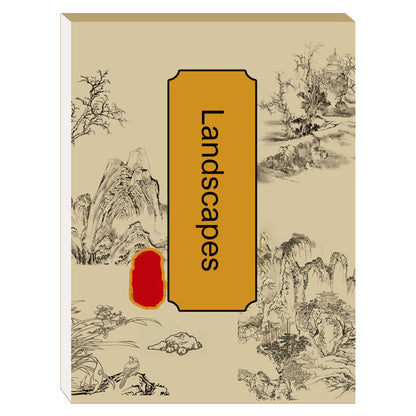 Avelena | Chinesische Malerei weiße Zeichnung Kopieralbum