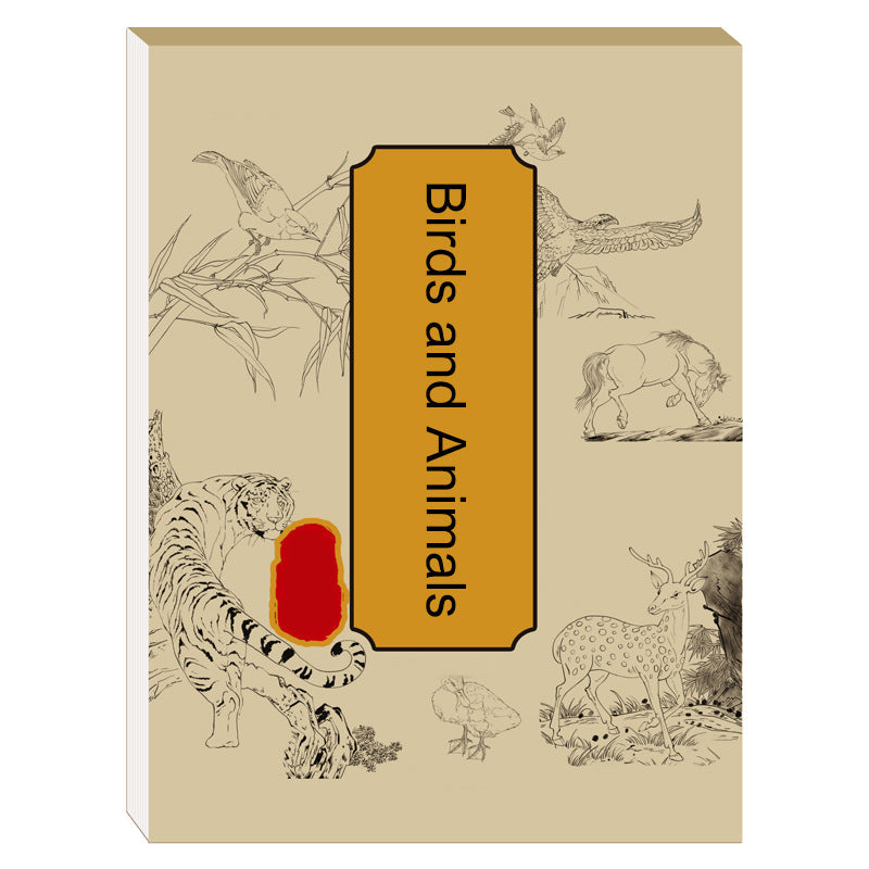 Avelena | Chinesische Malerei weiße Zeichnung Kopieralbum