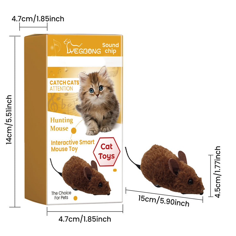 Avelena | Mäuse-Spielzeug für Katzen und Hunde