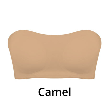 Avelena | Damen trägerloser BH | Grip-Sure Seitenverschluss | Nahtlos & rutschfest | Herausnehmbare Pads