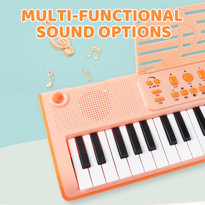 Avelena | 37-Tasten Klavier-Tastatur für Kinder mit Mikrofon