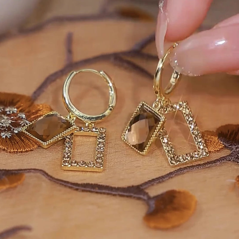 Avelena | Dangle Hoop Ohrringe für Frauen