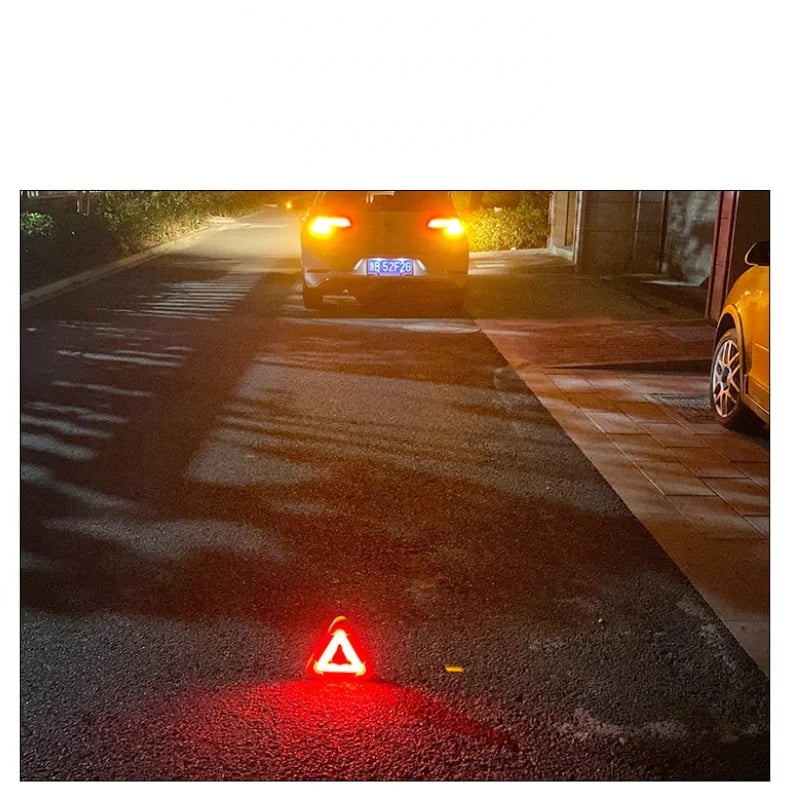 Avelena | 2-IN-1 solarbetriebene Warnleuchte am Straßenrand