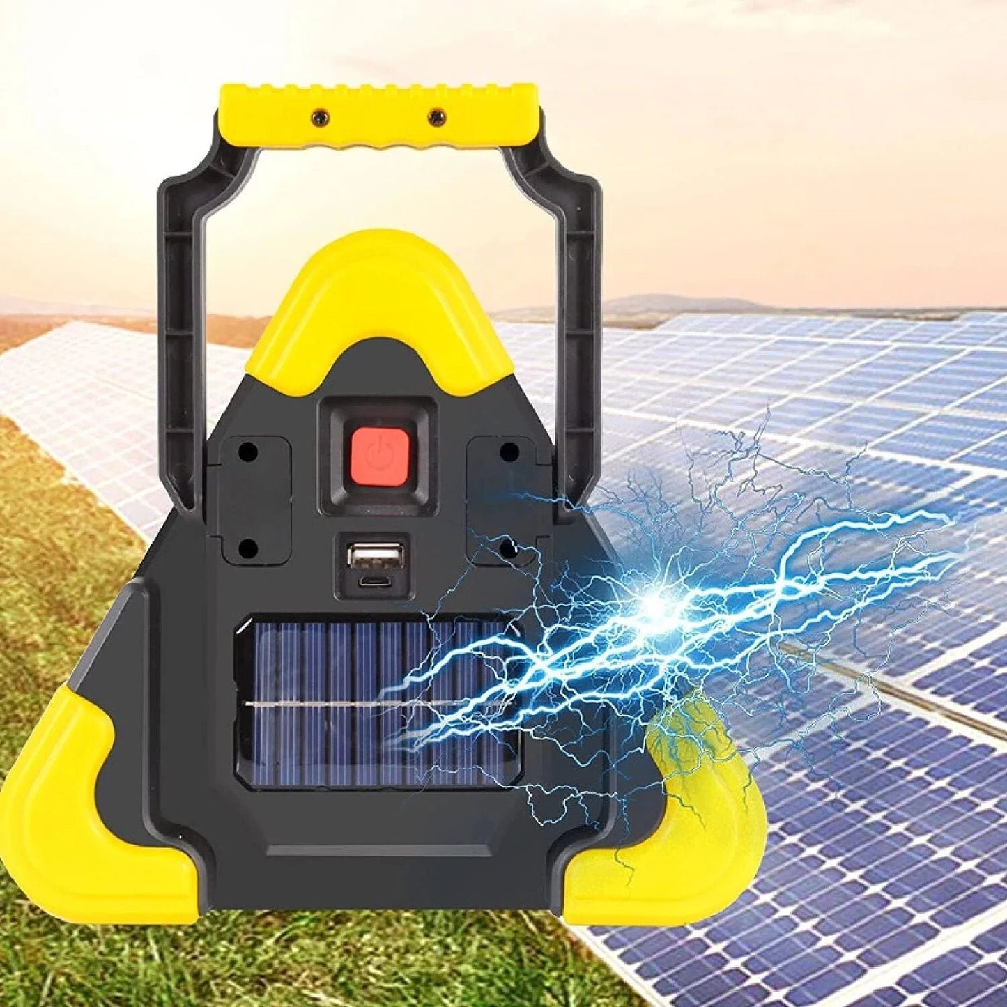 Avelena | 2-IN-1 solarbetriebene Warnleuchte am Straßenrand
