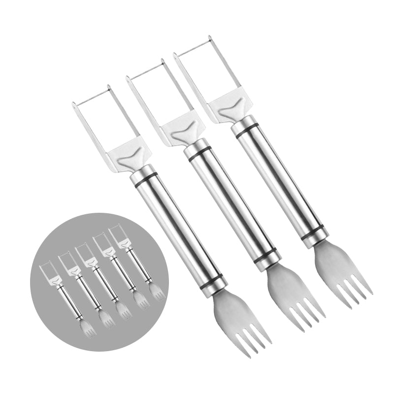 Avelena | 2-in-1 Edelstahl Wassermelonenmesser und -gabel