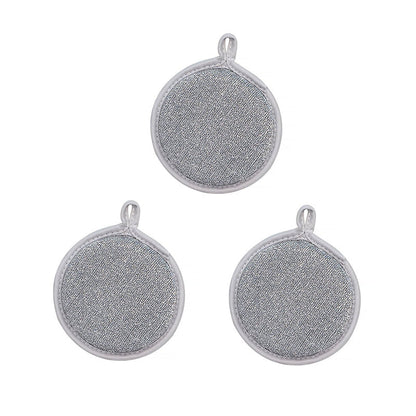 Avelena | Doppelseitiger runder Schwammschrubber für die Küche