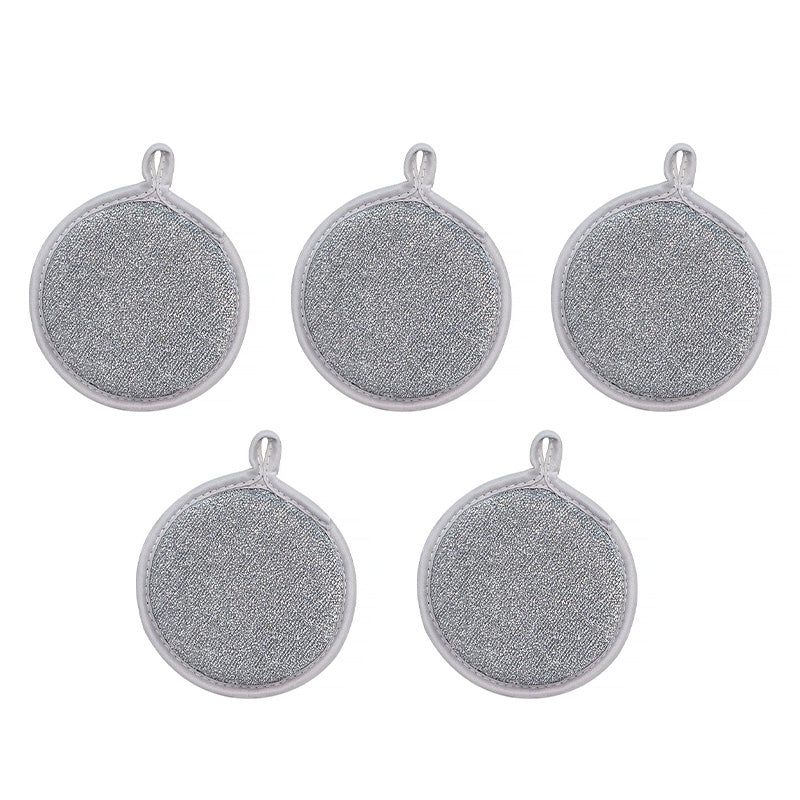 Avelena | Doppelseitiger runder Schwammschrubber für die Küche