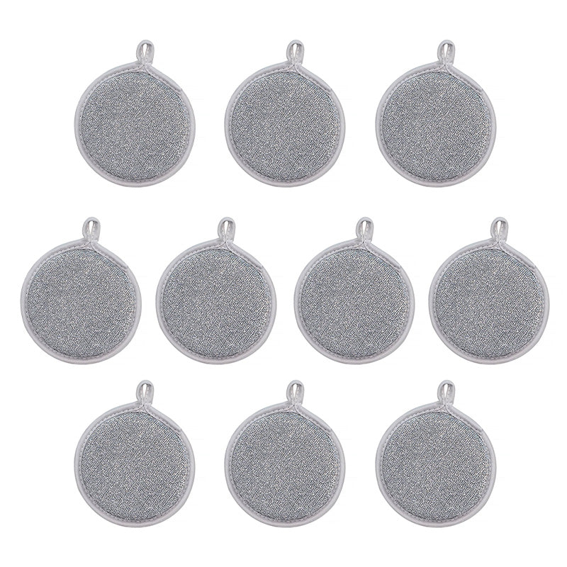 Avelena | Doppelseitiger runder Schwammschrubber für die Küche