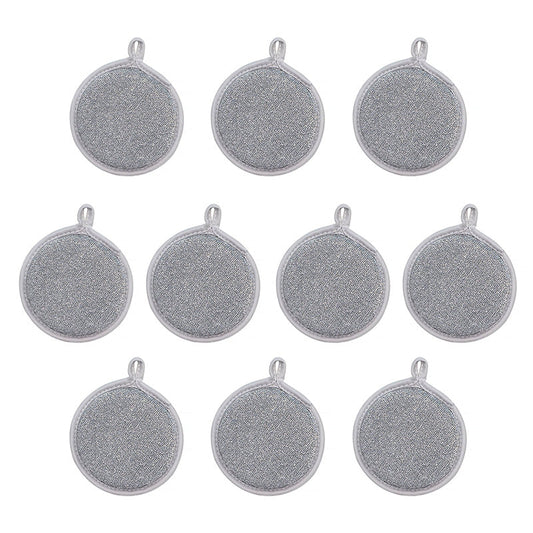 Avelena | Doppelseitiger runder Schwammschrubber für die Küche