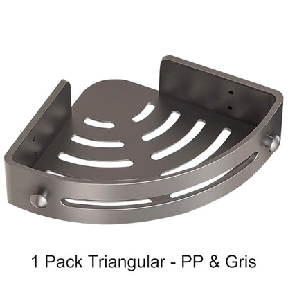 Avelena | Eck-Duschregal ohne Bohren mit Haken