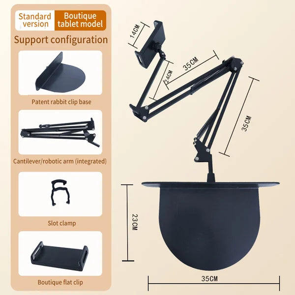 Avelena | Versteckter Handyhalter für Nachttisch, ausziehbar