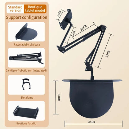 Avelena | Versteckter Handyhalter für Nachttisch, ausziehbar