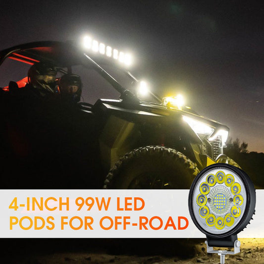Avelena | 4-Zoll 99W LED-Pod für Offroad-Fahren