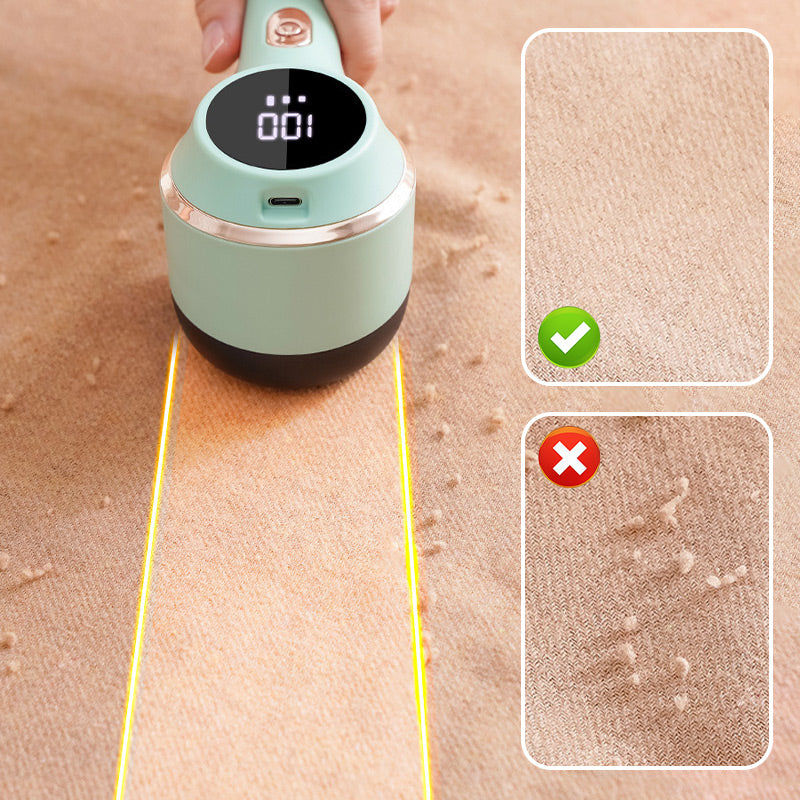 Avelena | Digitaler Display-Stoff Fusselentferner mit 3 Geschwindigkeiten