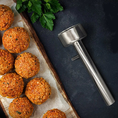 Avelena | Edelstahl Antihaft-Fleischbällchen-Maker Falafel-Ball-Löffel-Formgeber