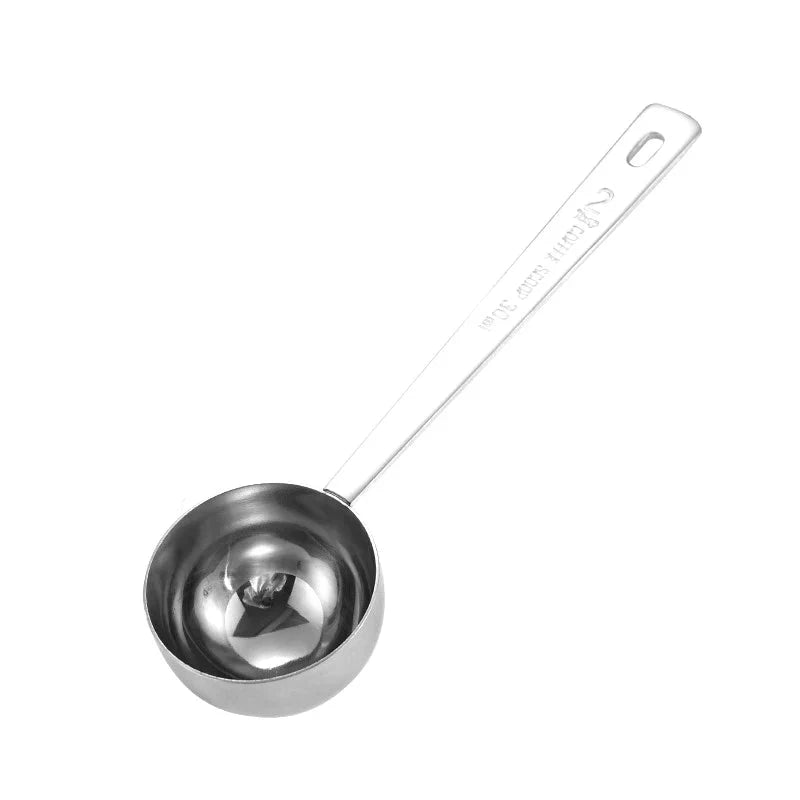 Avelena | Edelstahl Scoop Messlöffel Milch Kaffeebohne Lange Griff Löffel