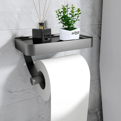 Avelena | Stalux Toilettenpapierhalter mit Ablage