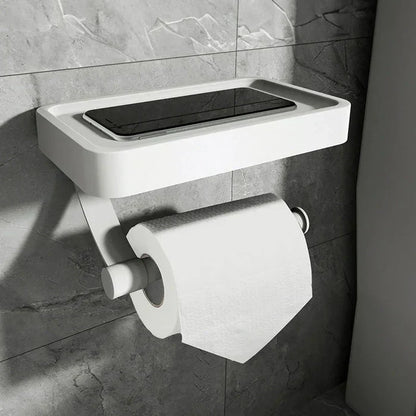 Avelena | Stalux Toilettenpapierhalter mit Ablage