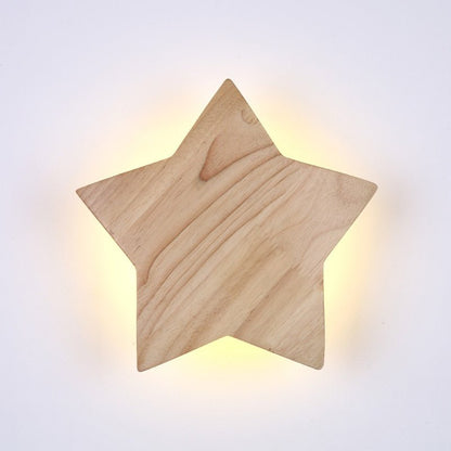 Avelena | SolidStar - Premium Holz Wandbeleuchtung