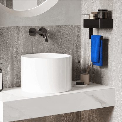 Avelena | SteelDeluxe Toilettenpapierhalter – Edelstahl mit multifunktionalem wasserdichtem Ablagefach für moderne Badezimmer
