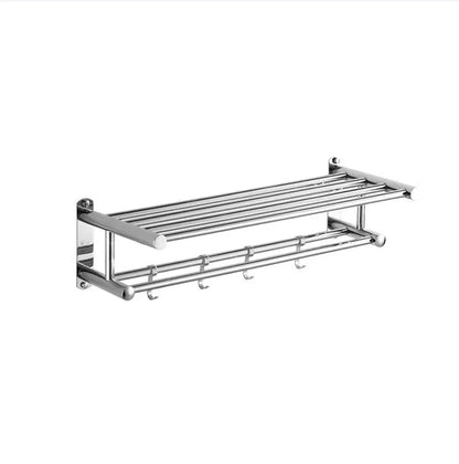Avelena | SteelRack Edelstahl Handtuchhalter – Platzsparendes Wandregal mit modernem, minimalistischem Design für Badezimmer und Küche