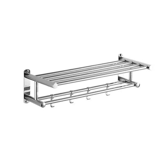Avelena | SteelRack Edelstahl Handtuchhalter – Platzsparendes Wandregal mit modernem, minimalistischem Design für Badezimmer und Küche
