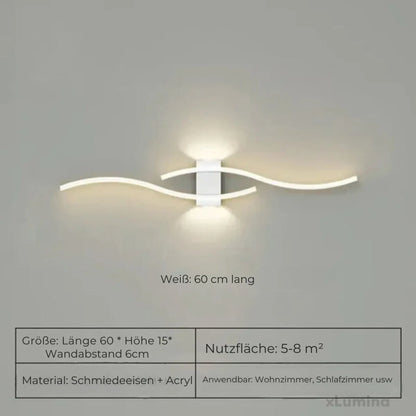 Avelena | Langes Wandleuchtenband