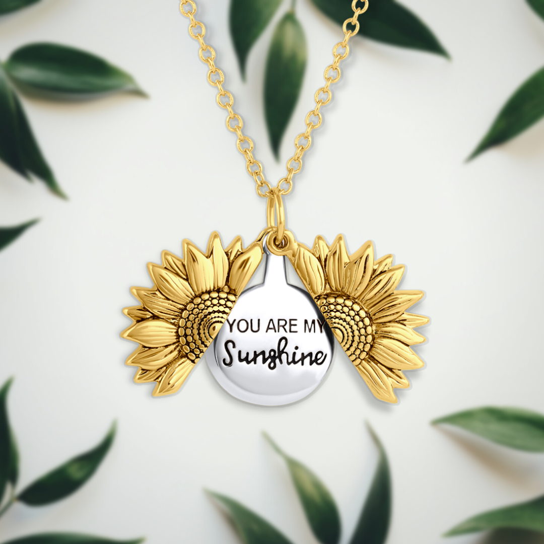 Avelena | Elegante Sonnenblume Damenkette