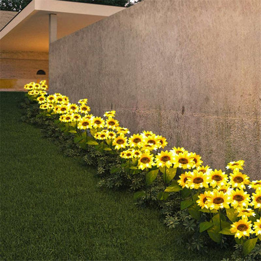 Avelena | Solar-LED-Gartenleuchte „Sonnenblume“