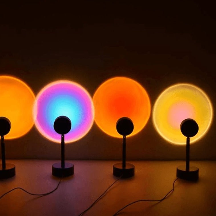 Avelena | Sonnenuntergang Lampe - Luminex - USB Angetrieben - Regenbogen Projektion