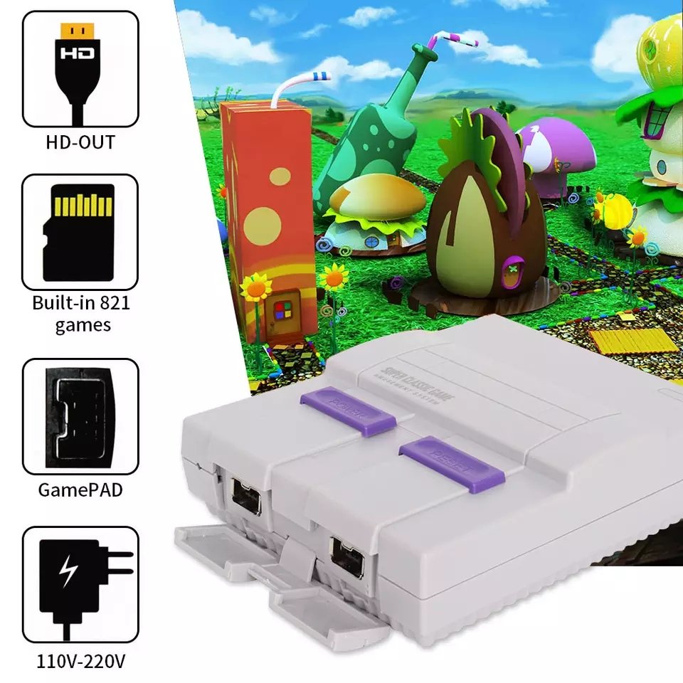 Avelena | Super Nintendo Classic Edition Konsole mit 821 Spielen