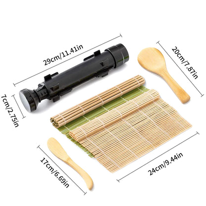 Avelena | Sushi Bazooka Reismold Bamboo Rollmatte Sushi Maker Set