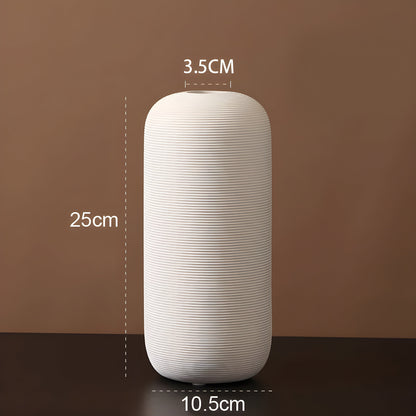 Avelena | Minimalistische Handgefertigte Keramische Zen-Vase