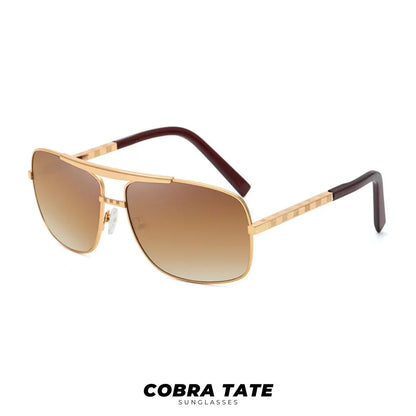 Avelena | Cobra Shades Verblasste Sonnenbrille - Kostenlose Etui + Werkzeug