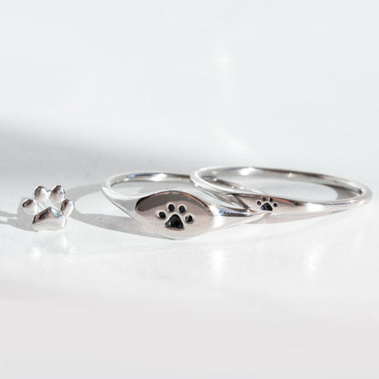 Avelena | Pfoten Signet Ring