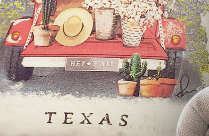 Avelena | Texas Rot Truck Kissenbezug