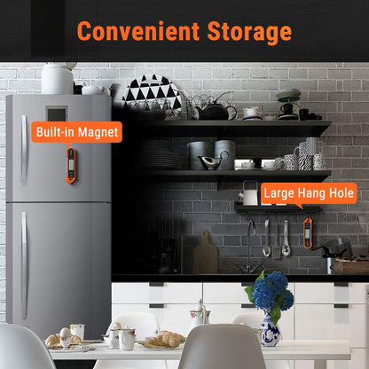 Avelena | Digitales Fleischthermometer – Wasserdicht, Sofortige Ablesung & Beidseitiges Design