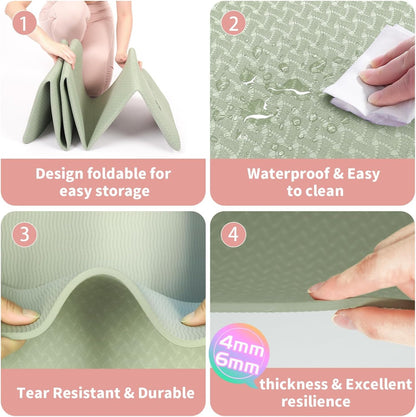 Avelena | Dick faltbare Yoga Matte - FlexiMat