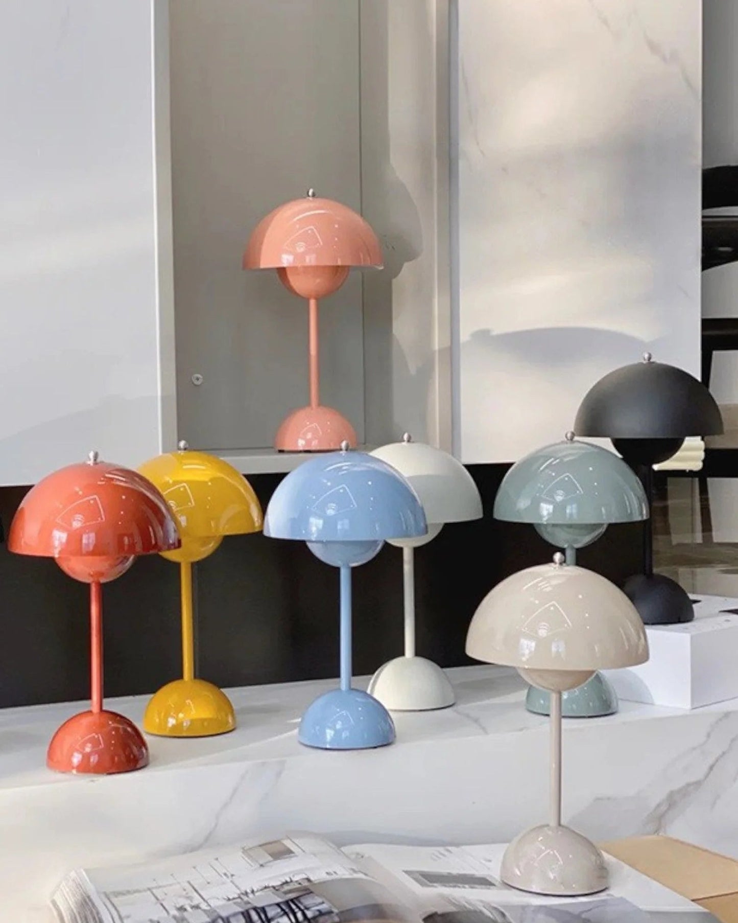 Avelena | NordLight – LED Tischlampe skandinavisches Design, dimmbar und nachhaltig in Metall