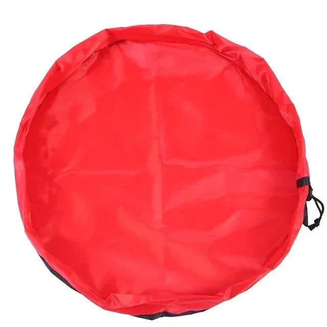 Avelena | Spielkissen und Organizer – 2-in-1 Spielmatte und Aufbewahrungstasche – Robustes Oxford-Gewebe – Leicht und tragbar – Lösung für das Kinderzimmer
