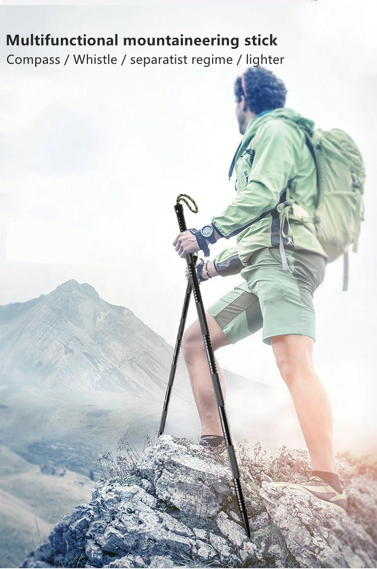 Avelena | Trailforce – Multifunktionaler taktischer Wanderstock für Survival & Abenteuer