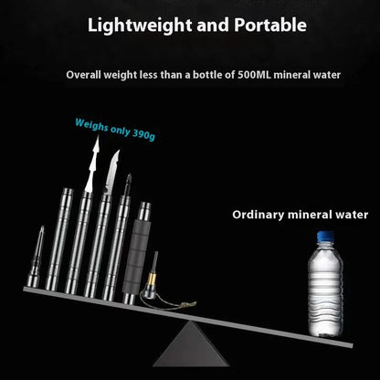 Avelena | Trailforce – Multifunktionaler taktischer Wanderstock für Survival & Abenteuer