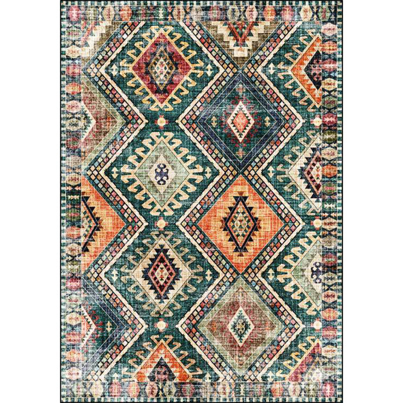 Avelena | Area Rug Tribal Polyester Washable Non Slip