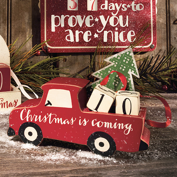 Avelena | Weihnachten Steht Vor Der Tür Rote Truck Adventskalender
