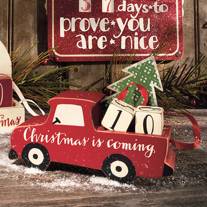 Avelena | Weihnachten Steht Vor Der Tür Rote Truck Adventskalender