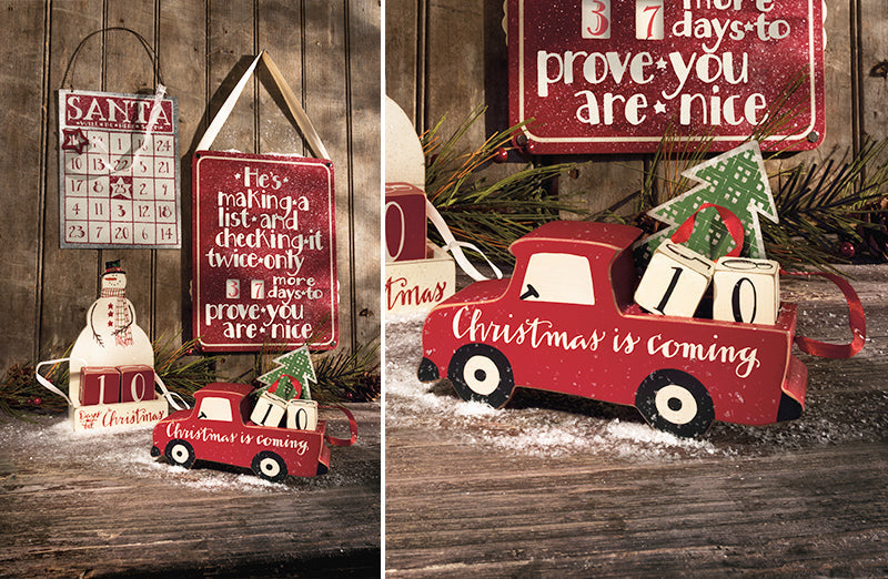 Avelena | Weihnachten Steht Vor Der Tür Rote Truck Adventskalender
