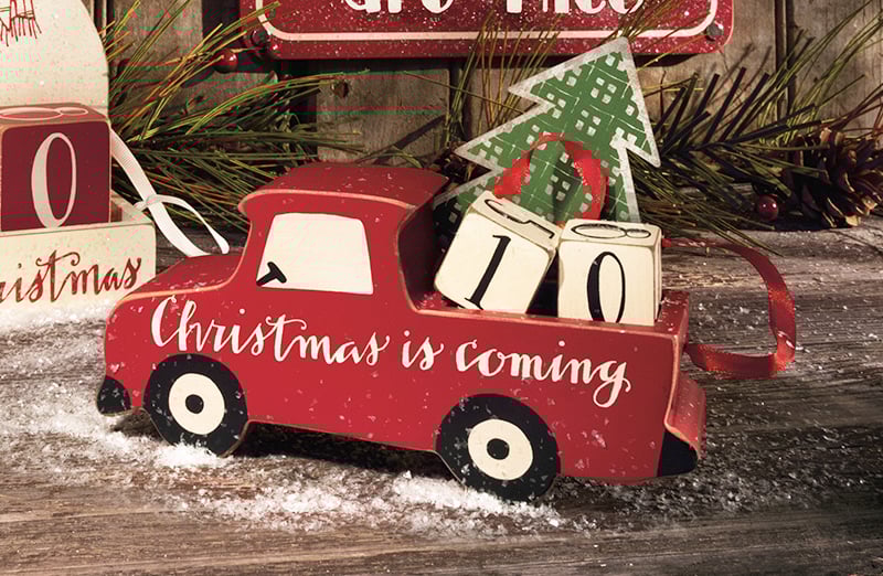 Avelena | Weihnachten Steht Vor Der Tür Rote Truck Adventskalender