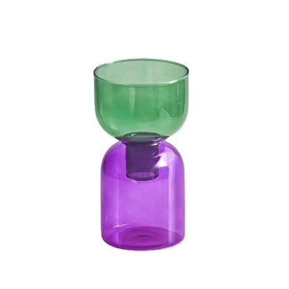 Avelena | Zweiteiliges Mini-Knospenvase-Terrarium-Set
