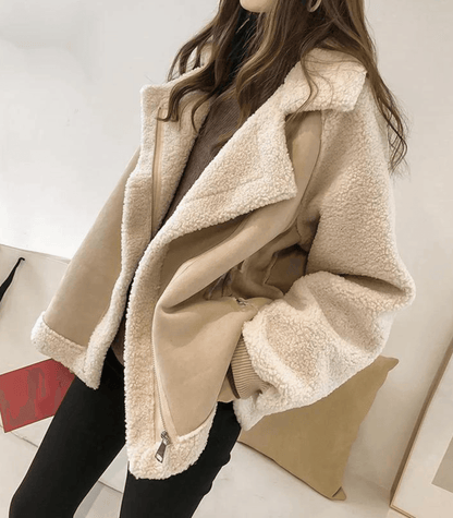 Avelena | Übergroße Teddyjacke für Frauen