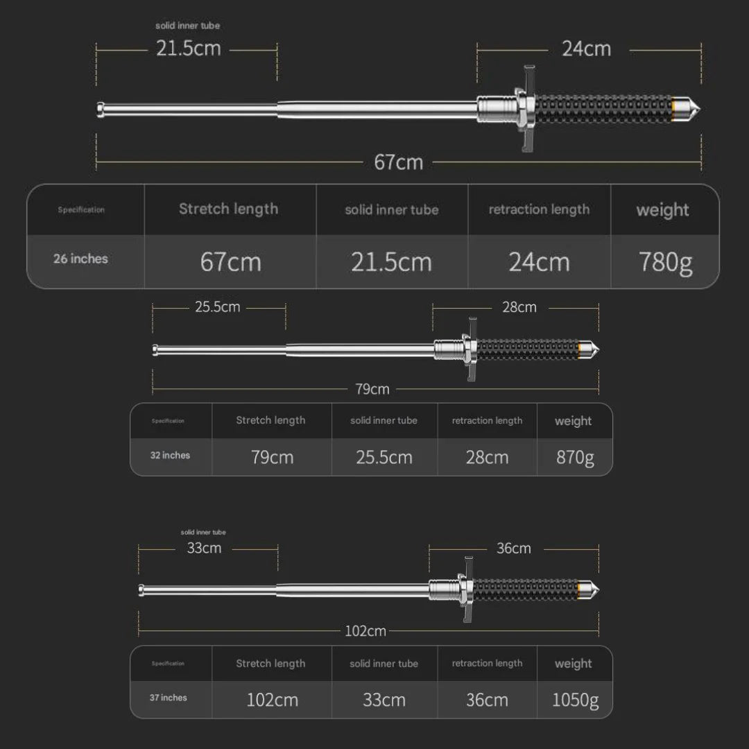 Avelena | BALANZ – Verstellbarer Gehstock mit stabilem Fundament